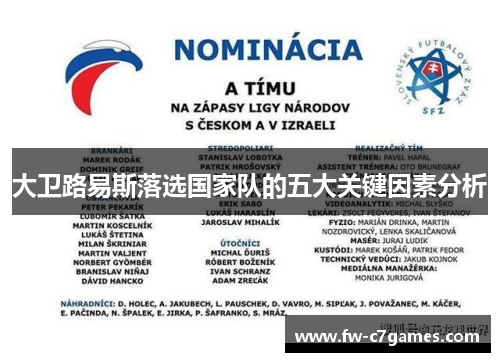 大卫路易斯落选国家队的五大关键因素分析 大卫路易斯落选国家队的五大关键因素分析